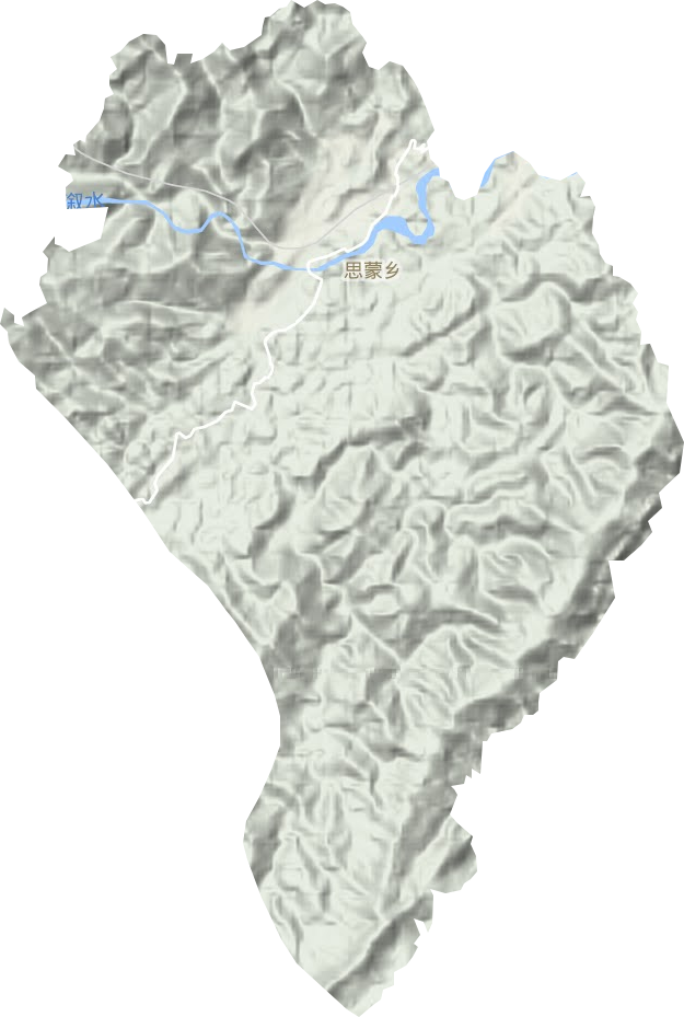 思蒙鄉地形圖