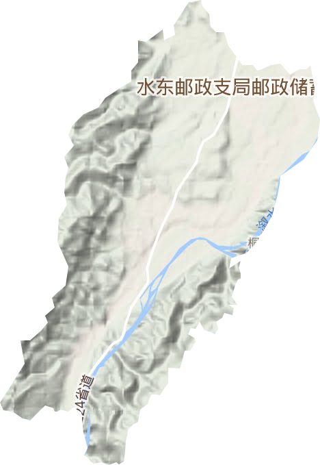 桐木溪鄉(xiāng)地形圖