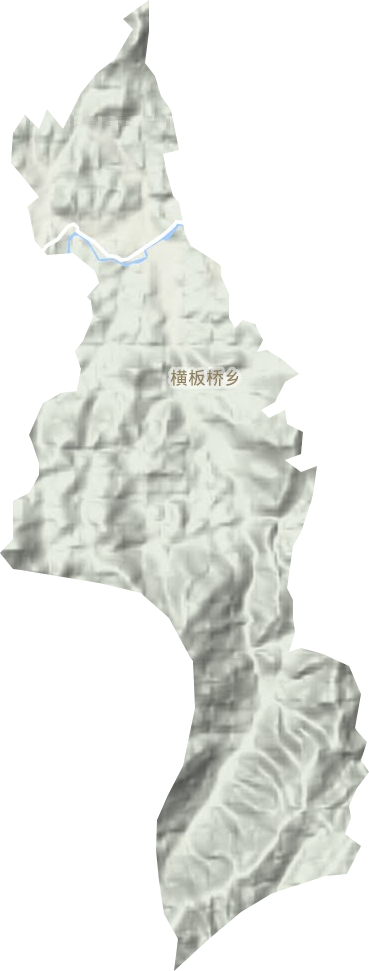 橫板橋鄉(xiāng)地形圖