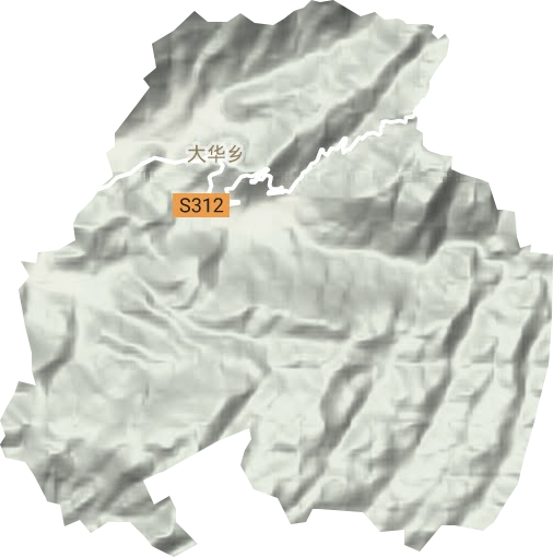 大華鄉地形圖