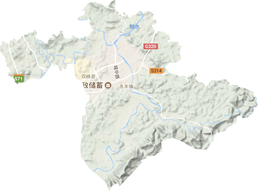 永豐鎮地形圖