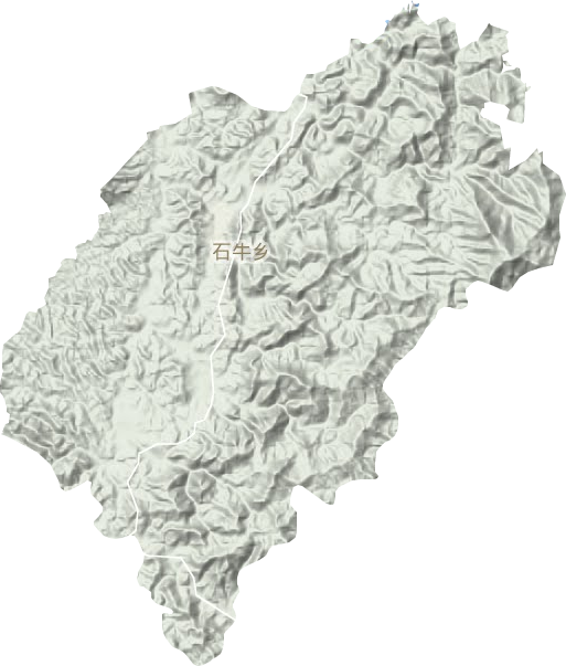 石牛鄉地形圖