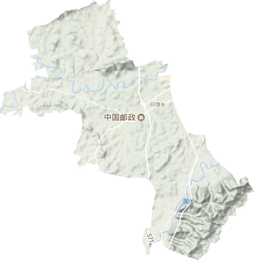 印塘鄉(xiāng)地形圖