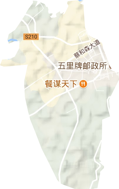 經濟開發區地形圖