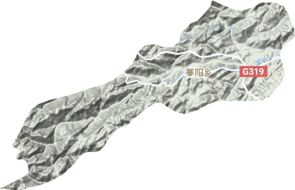 寨陽鄉(xiāng)地形圖