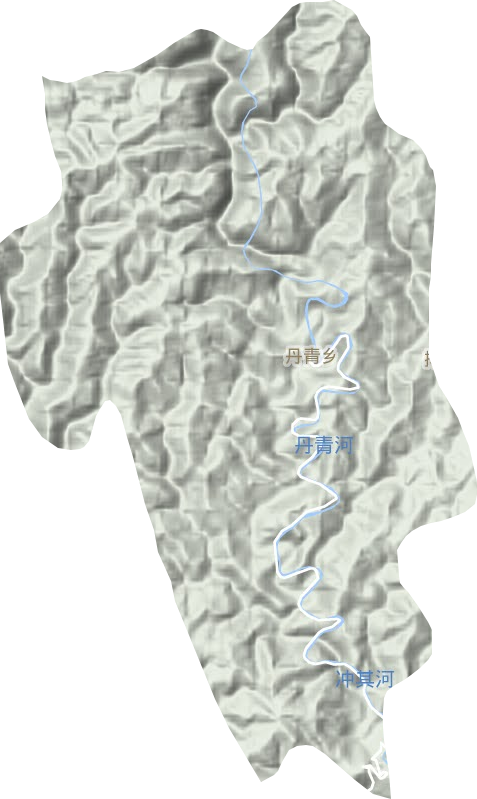 丹青鎮地形圖