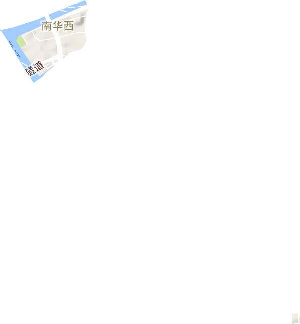 南華西街道地形圖