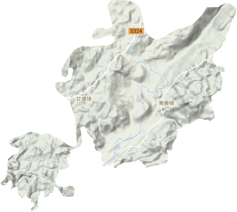 黃圃鎮地形圖