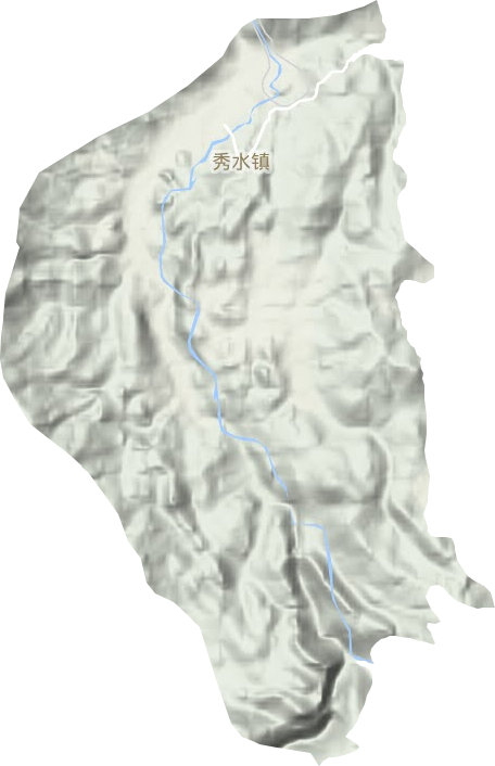 秀水鎮地形圖