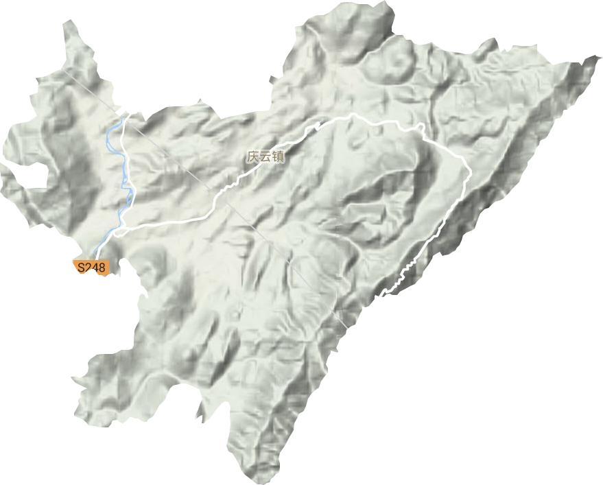 慶云鎮地形圖