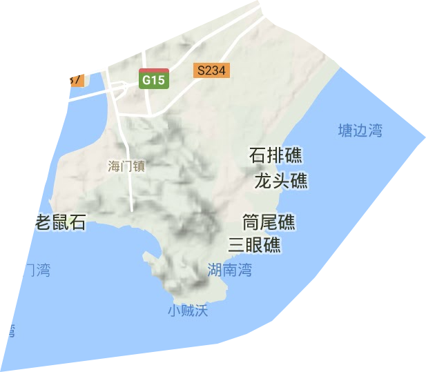 海門鎮地形圖