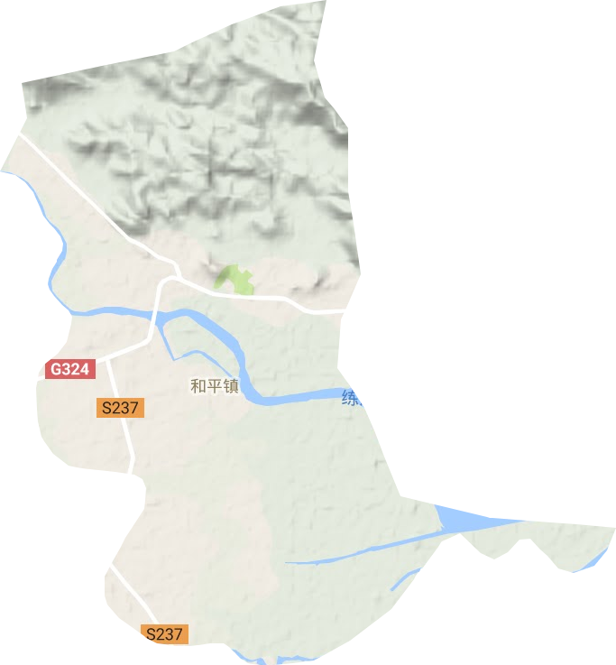 和平鎮地形圖