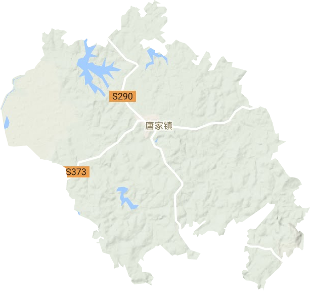 唐家鎮地形圖