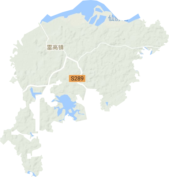 雷高鎮地形圖