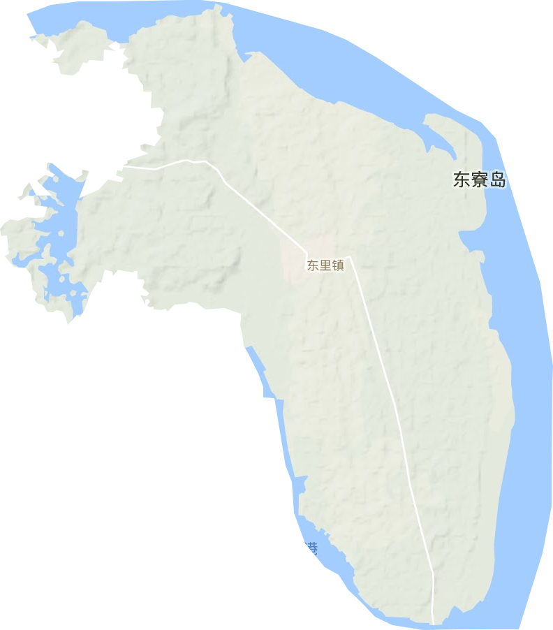 東里鎮地形圖