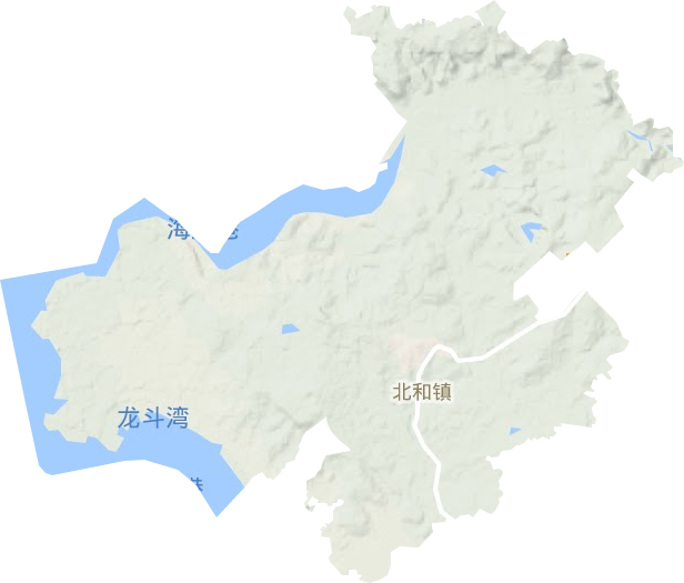 北和鎮地形圖