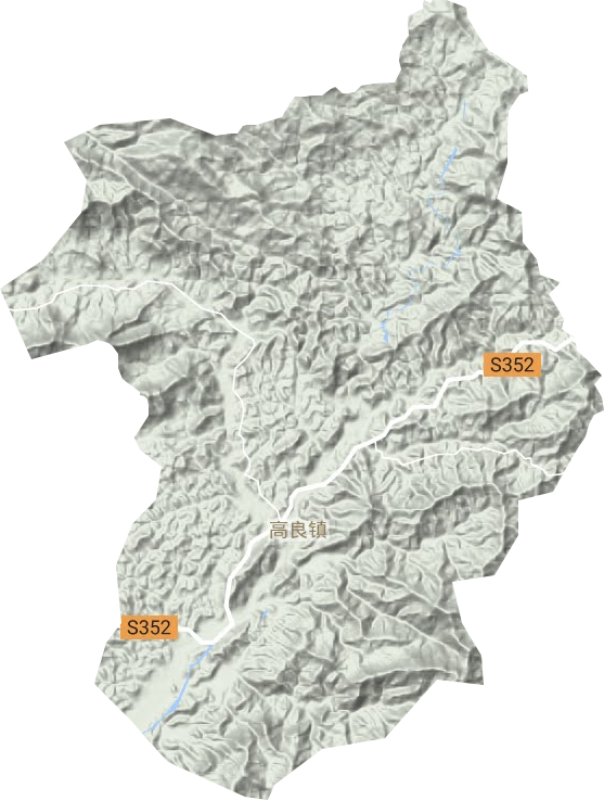 高良鎮地形圖