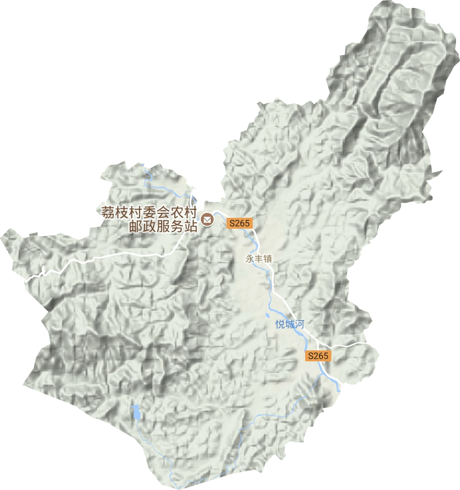 永豐鎮地形圖