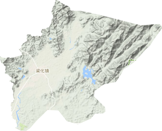 梁化鎮地形圖