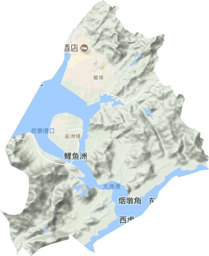 黃埠鎮(zhèn)地形圖