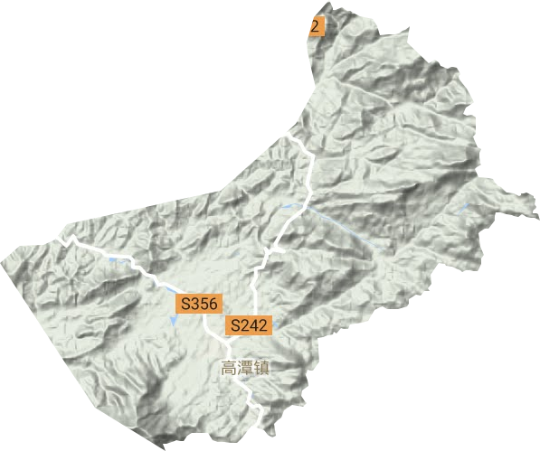 高潭鎮地形圖