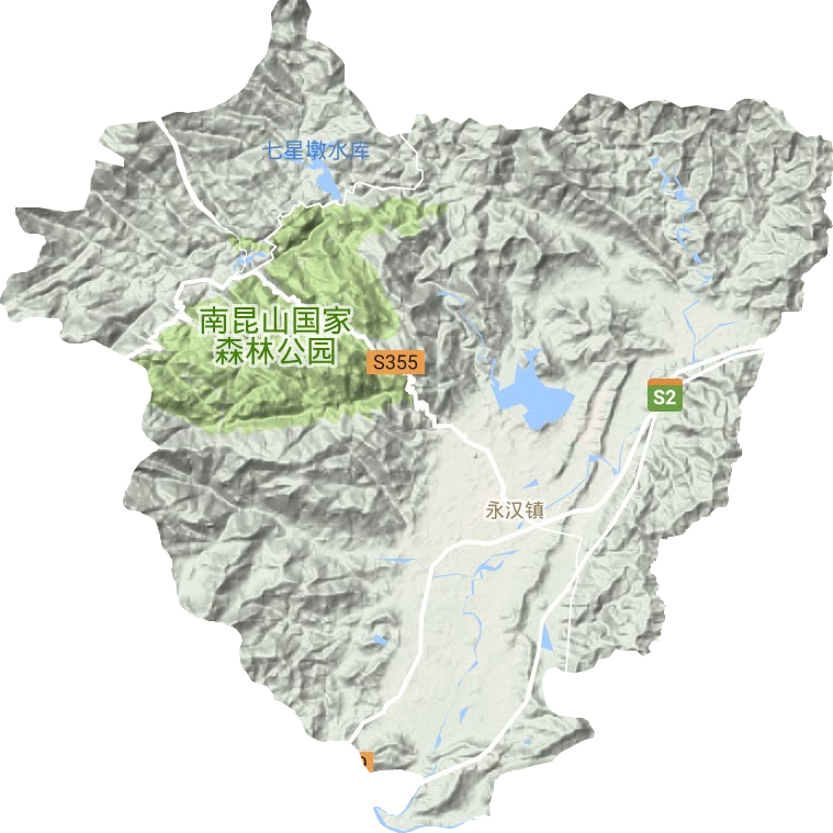 永漢鎮地形圖
