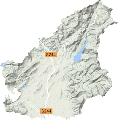 龍田鎮地形圖
