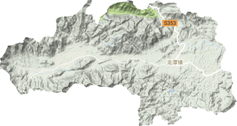 龍?zhí)舵?zhèn)地形圖