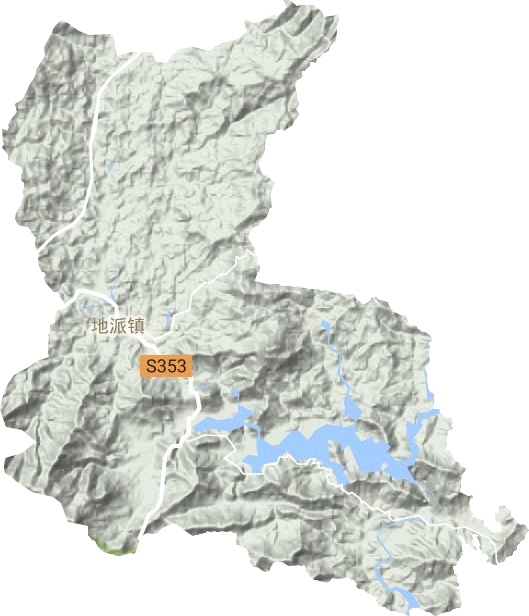 地派鎮地形圖