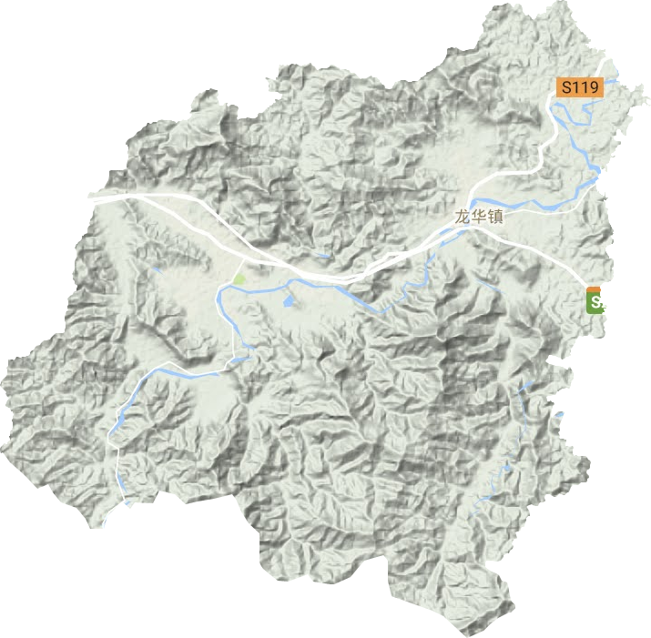 龍華鎮地形圖