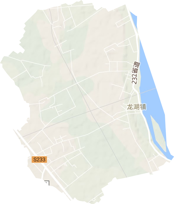 龍湖鎮(zhèn)地形圖