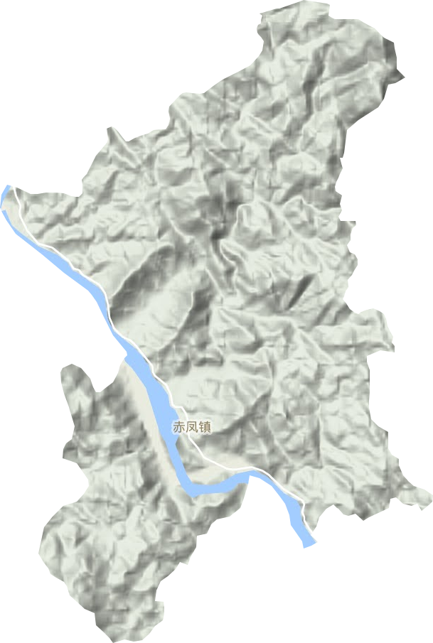 赤鳳鎮地形圖