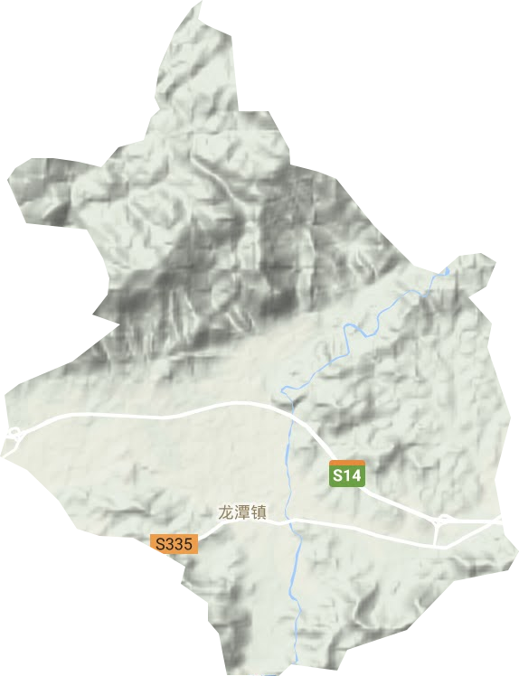 龍潭鎮地形圖