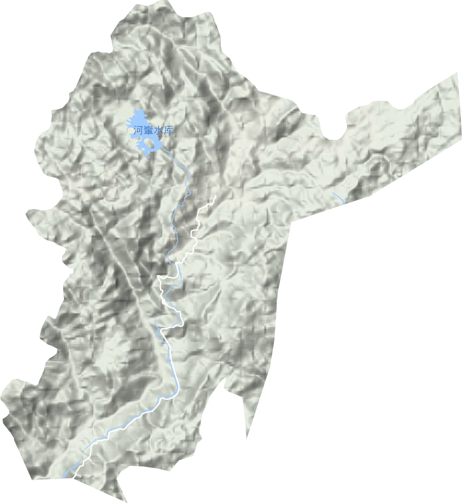 良田鄉地形圖