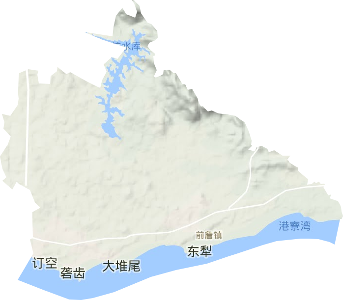 前詹鎮地形圖