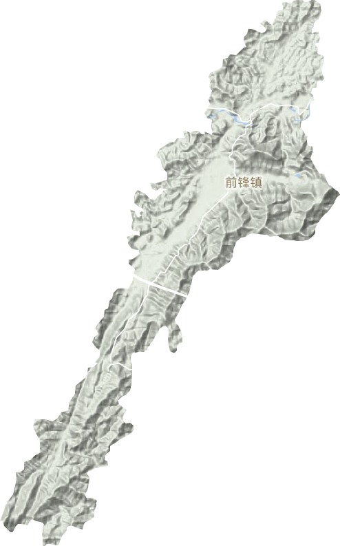 前鋒鎮地形圖