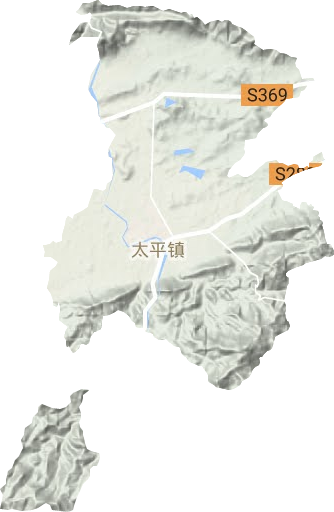 太平鎮地形圖
