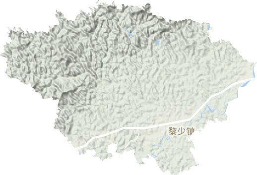 黎少鎮地形圖