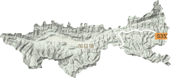 加益鎮地形圖