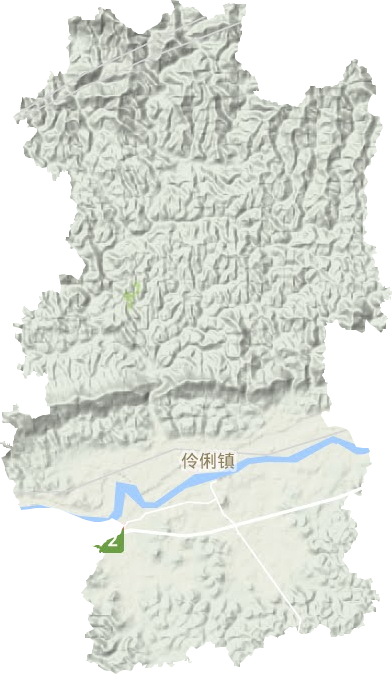 伶俐鎮地形圖