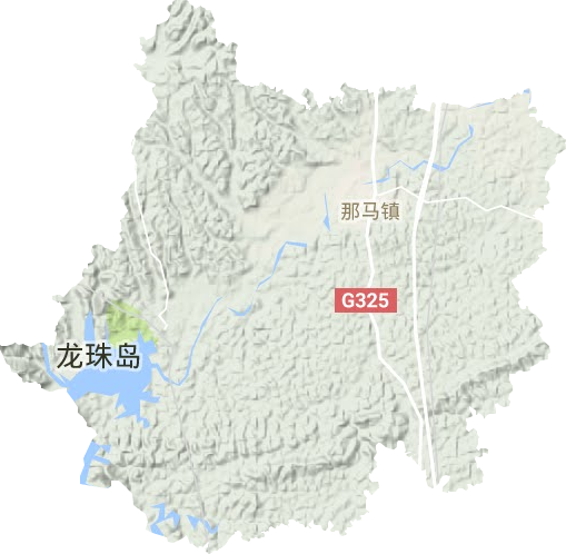那馬鎮地形圖
