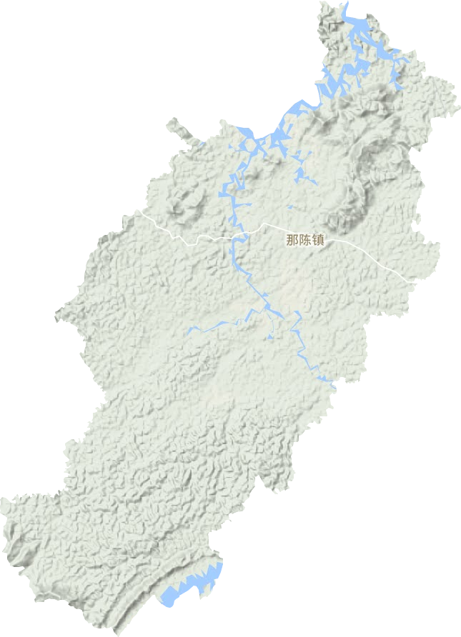 那陳鎮地形圖