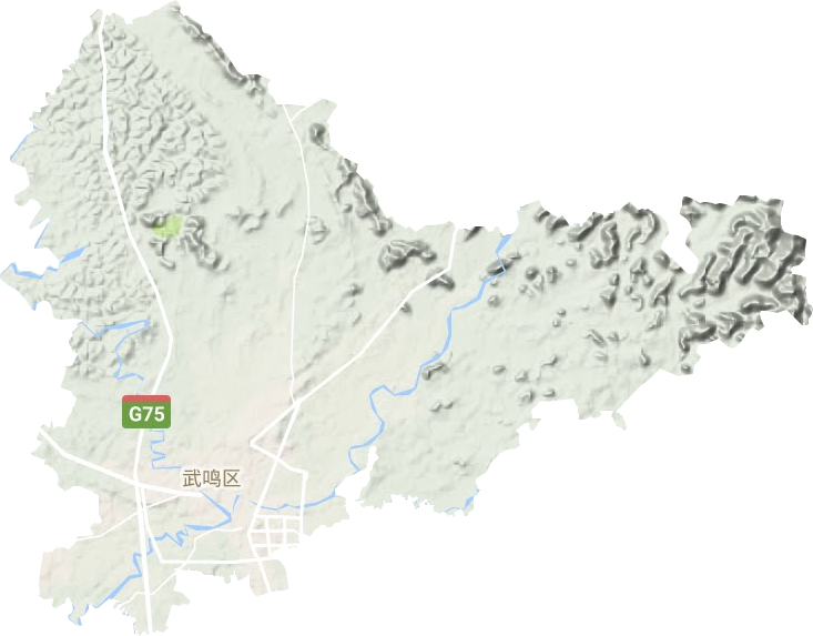 城廂鎮地形圖