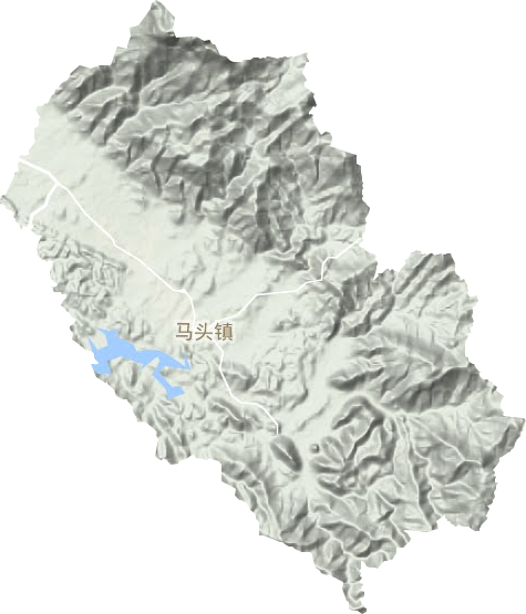 馬頭鎮地形圖
