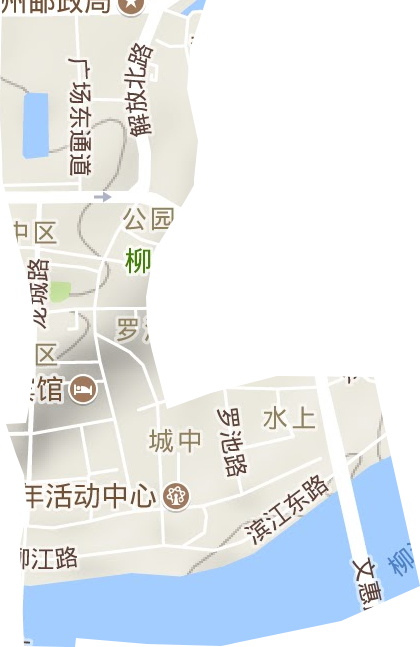 城中街道地形圖