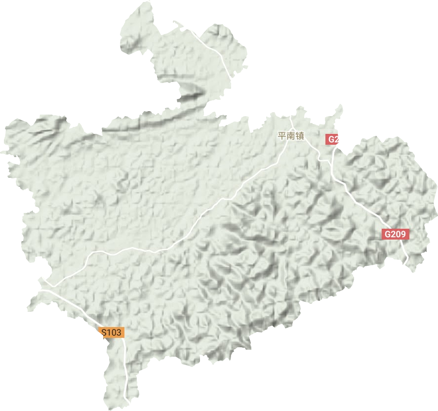 平南鎮地形圖