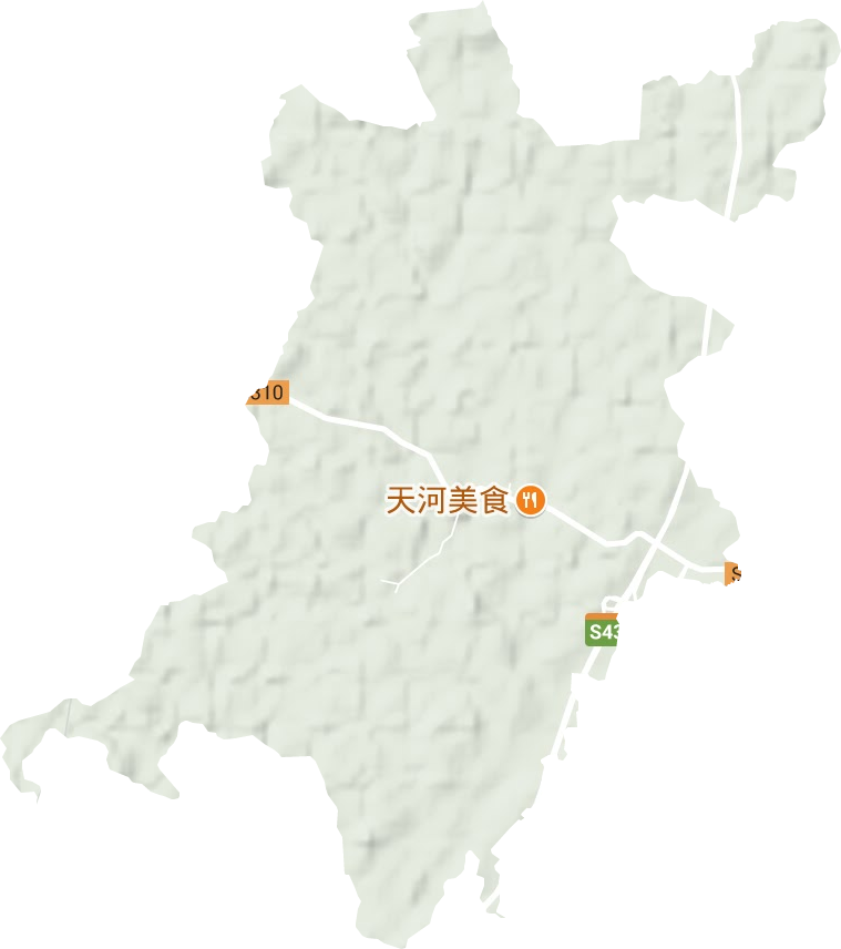 國營新光農(nóng)場地形圖