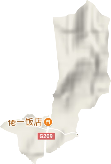 國營華山農場地形圖