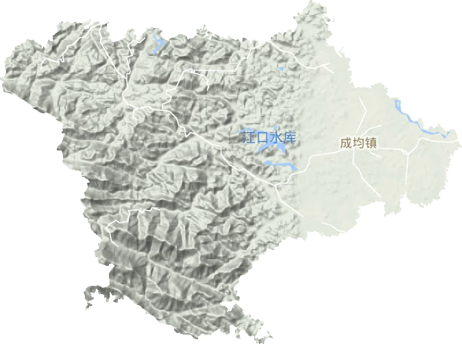 成均鎮地形圖