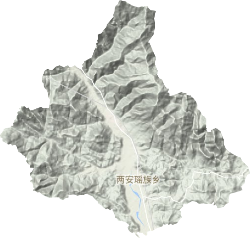 兩安瑤族鄉地形圖